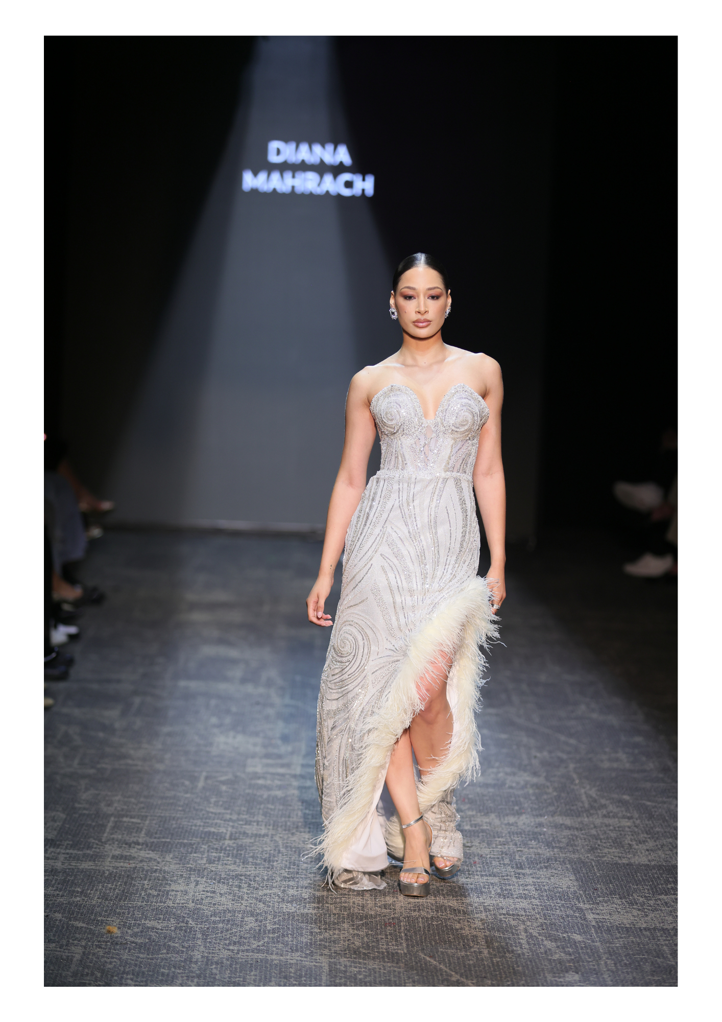 Chabeli Feather Gown