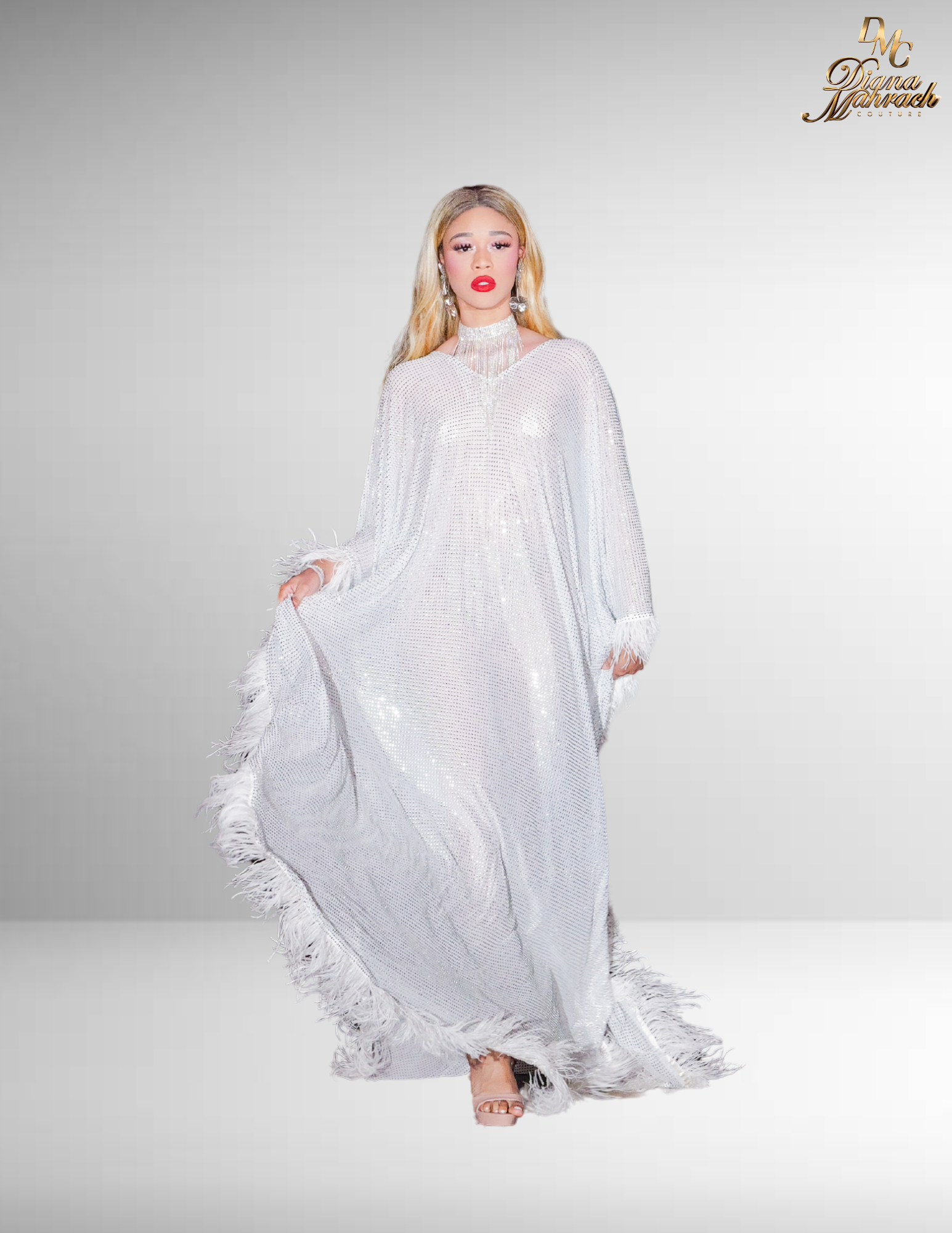 Silver Whisper Caftan