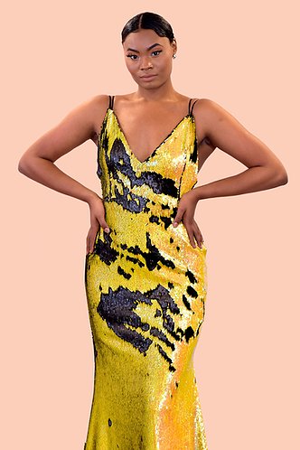 Bee Reversible Sequin Dress